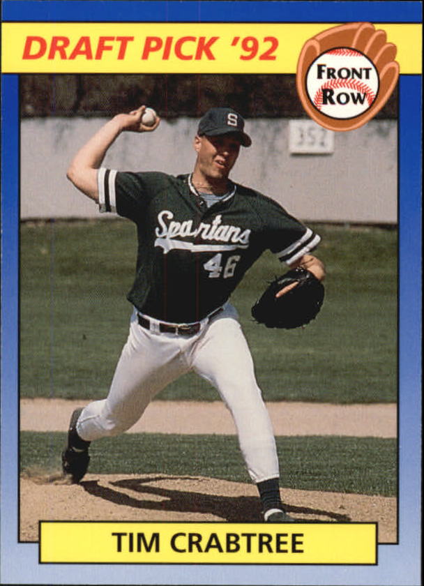 1992 Front Row Draft Picks 9 Tim Crabtree NMMT