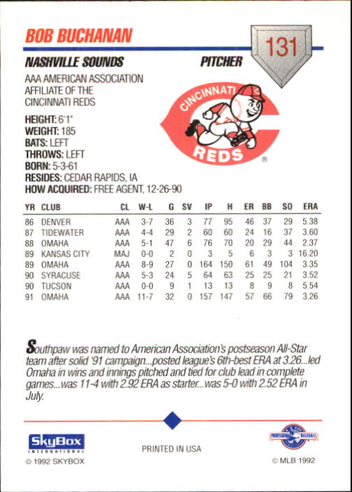 B0451- 1992 SkyBox AAA Baseball Card #'s 1-200 -You Pick- 15+ FREE US SHIP - Picture 253 of 389