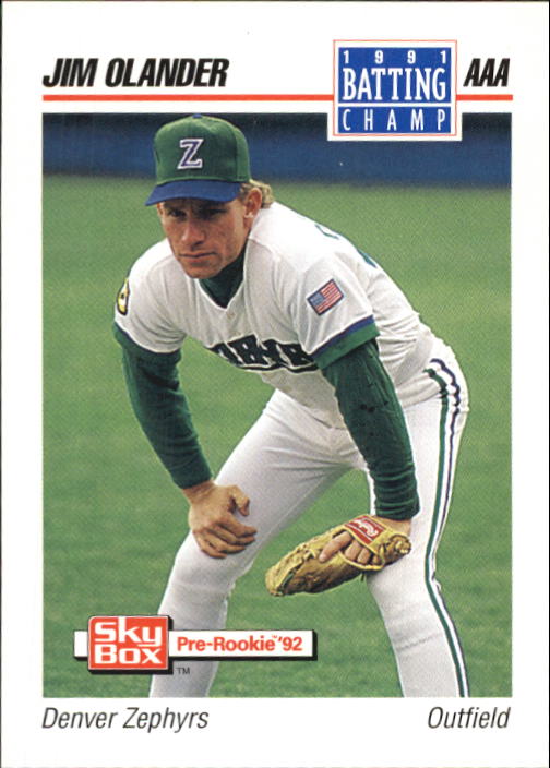 B0451- 1992 SkyBox AAA Baseball Card #s 201-310 -You Pick- 15+ FREE US SHIP - Picture 184 of 219