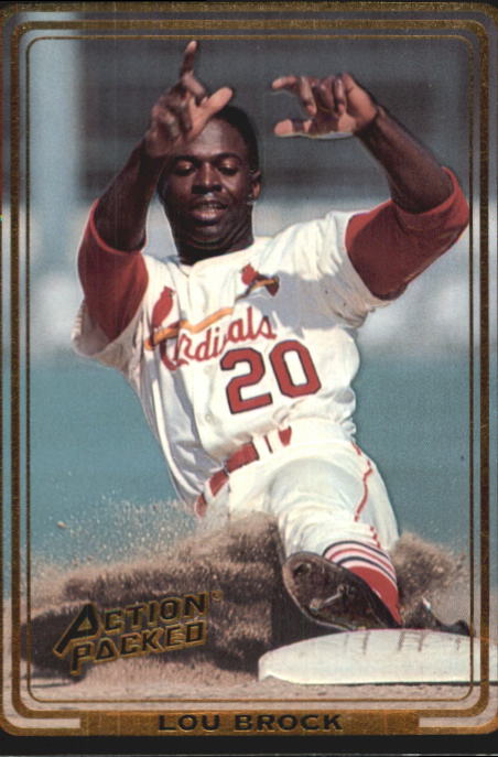 1992 Action Packed ASG #2 Lou Brock