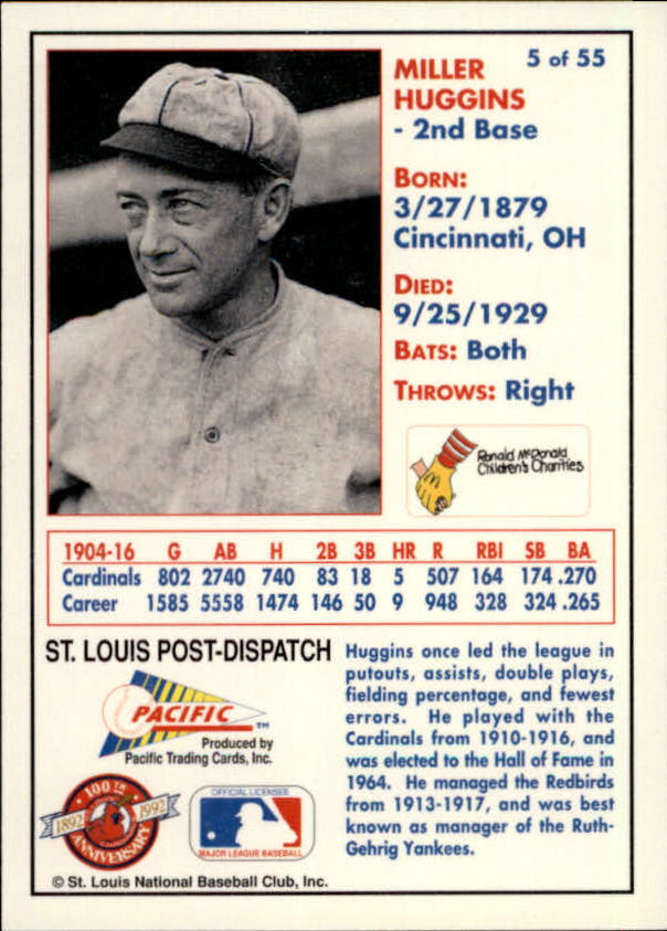 B3244 - 1992 Cardinals McDonald's/Pazifik BB 1-56 -Sie wählen aus- 15+ KOSTENLOSER US-VERSAND - Bild 10 von 98