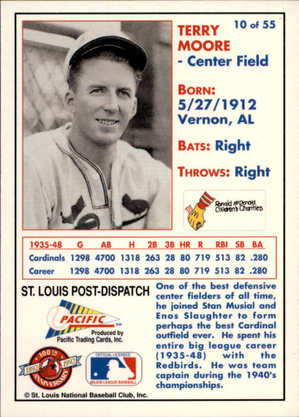 B3244 - 1992 Cardinals McDonald's/Pazifik BB 1-56 -Sie wählen aus- 15+ KOSTENLOSER US-VERSAND - Bild 20 von 98