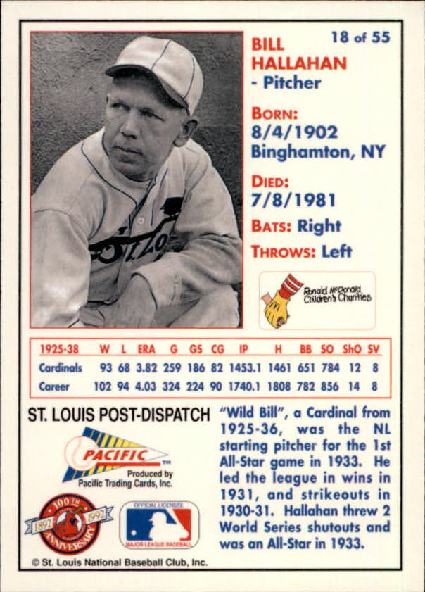 B3244 - 1992 Cardinals McDonald's/Pazifik BB 1-56 -Sie wählen aus- 15+ KOSTENLOSER US-VERSAND - Bild 36 von 98