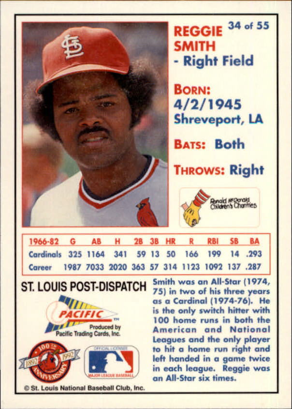 B3244 - 1992 Cardinals McDonald's/Pazifik BB 1-56 -Sie wählen aus- 15+ KOSTENLOSER US-VERSAND - Bild 68 von 98