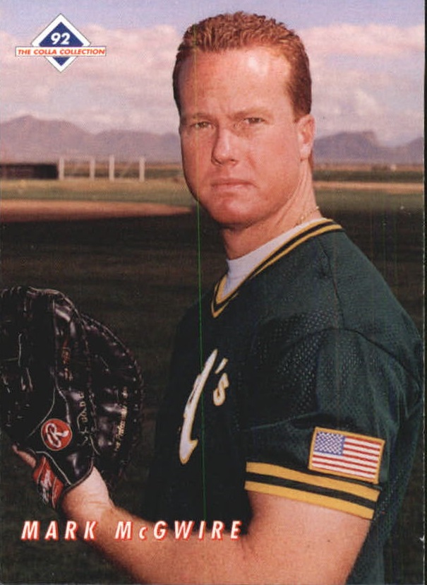 1992 Colla McGwire #1 Mark McGwire/Posing without hat