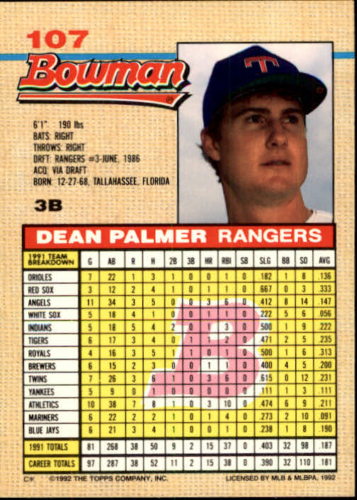 Sports Card Back