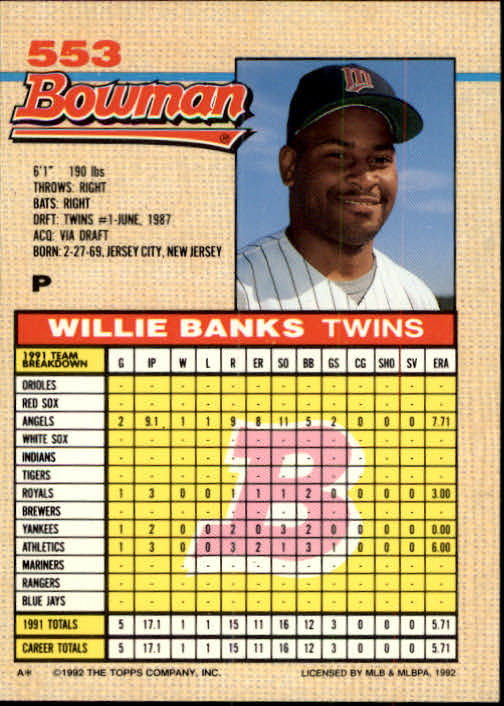 Sports Card Back