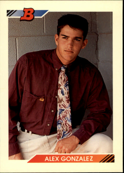 1992 Bowman #596 Alex Gonzalez RC