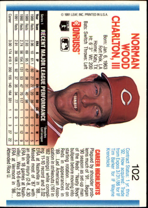 Sports Card Back