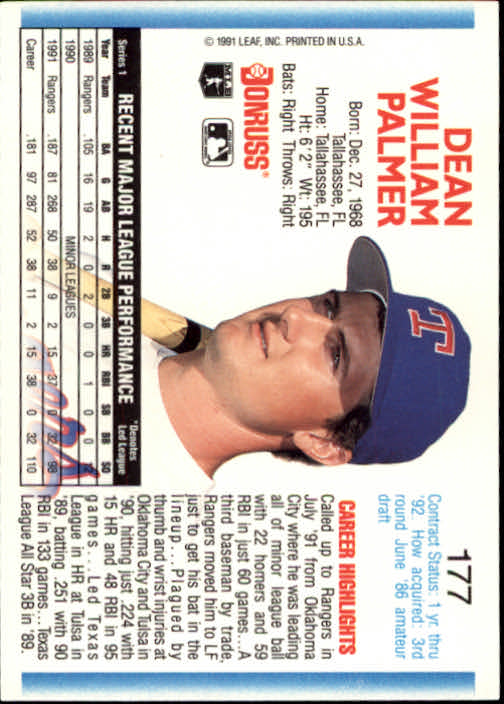 Sports Card Back