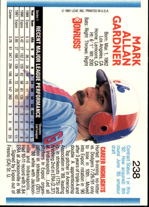 Sports Card Back