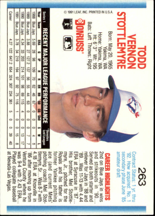 A9587- 1992 Donruss Baseball #s 251-500 +Rookies -You Pick- 15+ FREE US SHIP - Picture 27 of 493