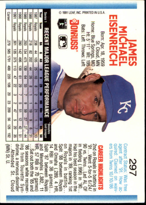 A9587- 1992 Donruss Baseball #s 251-500 +Rookies -You Pick- 15+ FREE US SHIP - Picture 95 of 493