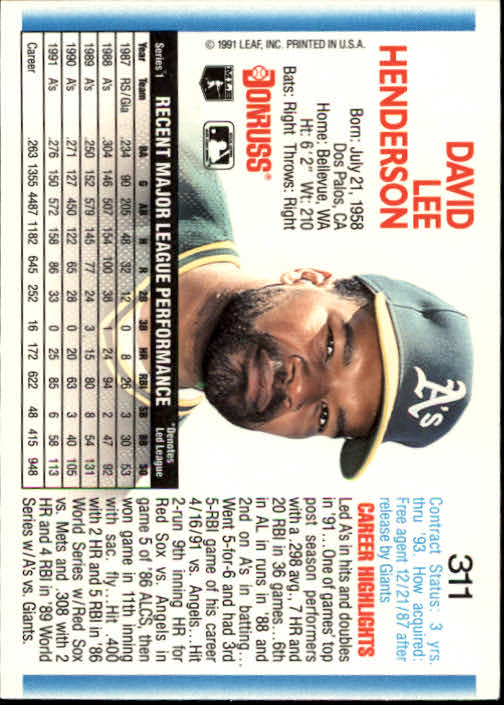 A9587- 1992 Donruss Baseball #s 251-500 +Rookies -You Pick- 15+ FREE US SHIP - Picture 123 of 493