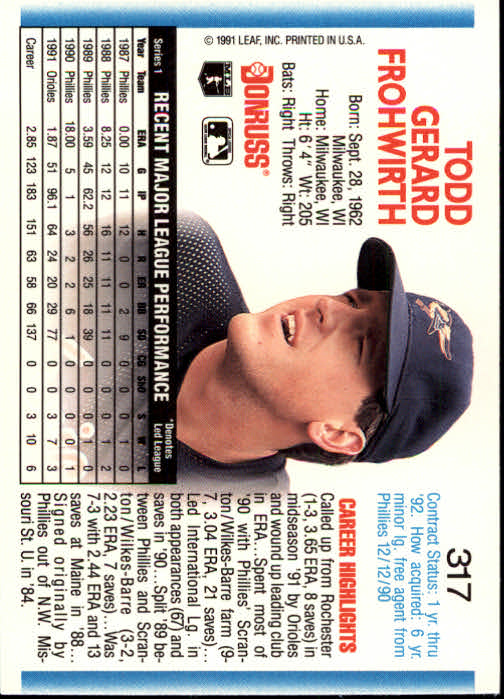 A9587- 1992 Donruss Baseball #s 251-500 +Rookies -You Pick- 15+ FREE US SHIP - Picture 135 of 493
