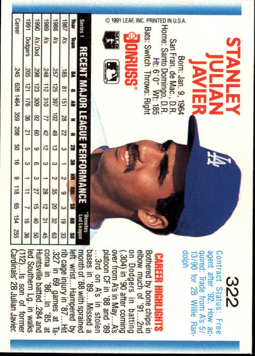 A9587- 1992 Donruss Baseball #s 251-500 +Rookies -You Pick- 15+ FREE US SHIP - Picture 145 of 493
