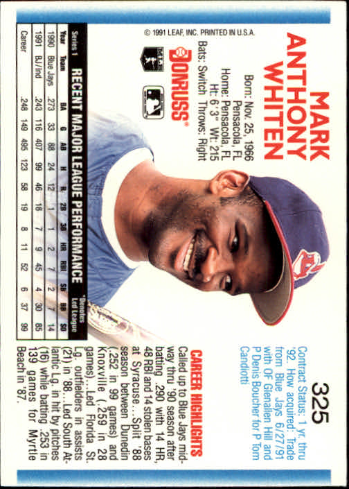A9587- 1992 Donruss Baseball #s 251-500 +Rookies -You Pick- 15+ FREE US SHIP - Picture 151 of 493