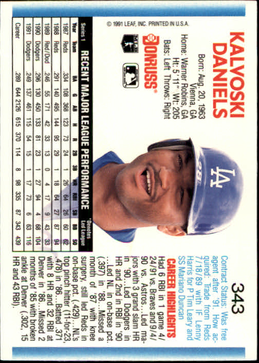A9587- 1992 Donruss Baseball #s 251-500 +Rookies -You Pick- 15+ FREE US SHIP - Picture 187 of 493