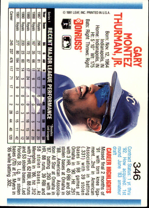 A9587- 1992 Donruss Baseball #s 251-500 +Rookies -You Pick- 15+ FREE US SHIP - Picture 193 of 493