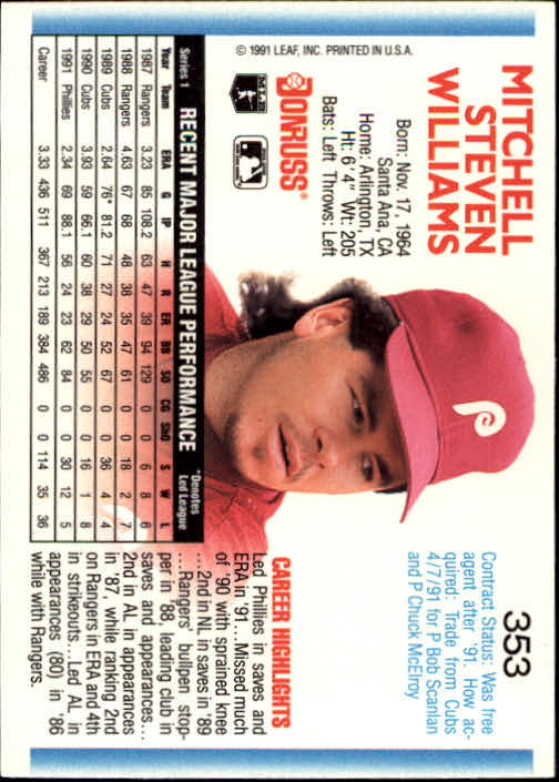 A9587- 1992 Donruss Baseball #s 251-500 +Rookies -You Pick- 15+ FREE US SHIP - Picture 207 of 493