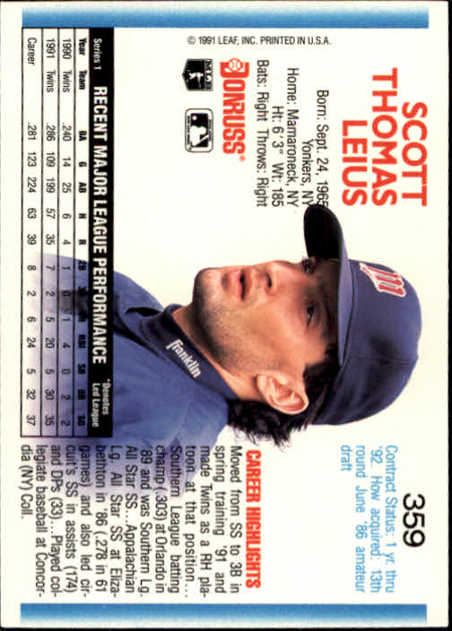 A9587- 1992 Donruss Baseball #s 251-500 +Rookies -You Pick- 15+ FREE US SHIP - Picture 219 of 493