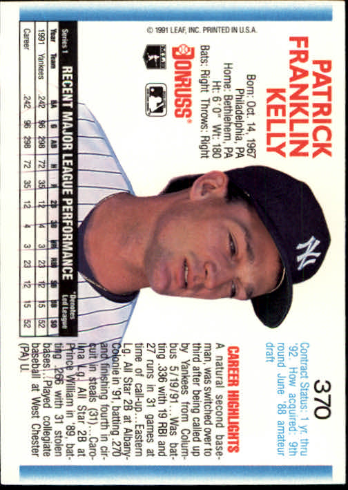 A9587- 1992 Donruss Baseball #s 251-500 +Rookies -You Pick- 15+ FREE US SHIP - Picture 241 of 493