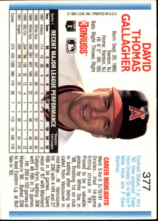 A9587- 1992 Donruss Baseball #s 251-500 +Rookies -You Pick- 15+ FREE US SHIP - Picture 255 of 493