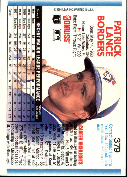 A9587- 1992 Donruss Baseball #s 251-500 +Rookies -You Pick- 15+ FREE US SHIP - Picture 259 of 493