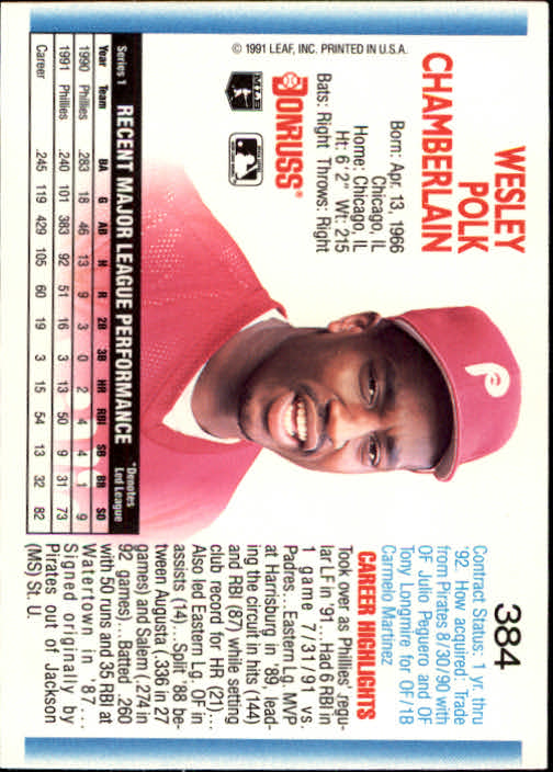 A9587- 1992 Donruss Baseball #s 251-500 +Rookies -You Pick- 15+ FREE US SHIP - Picture 269 of 493