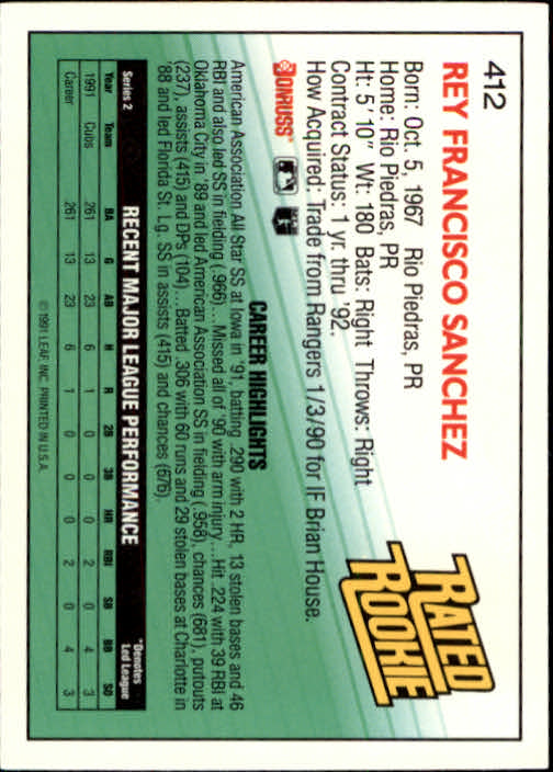 A9587- 1992 Donruss Baseball #s 251-500 +Rookies -You Pick- 15+ FREE US SHIP - Picture 321 of 493
