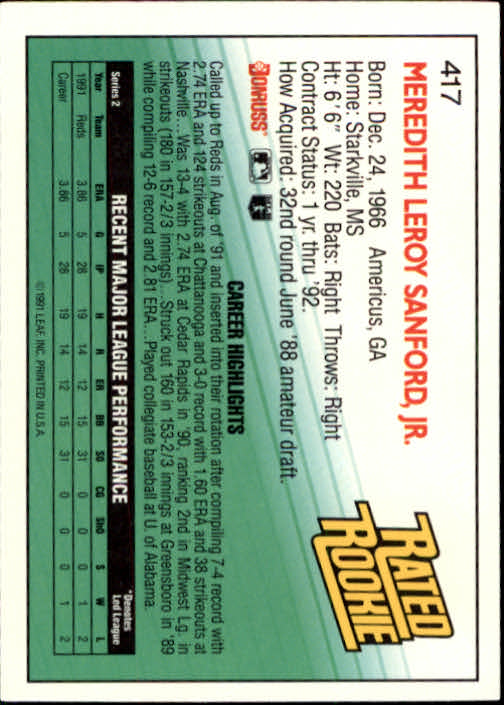 A9587- 1992 Donruss Baseball #s 251-500 +Rookies -You Pick- 15+ FREE US SHIP - Picture 331 of 493