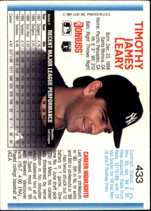 A9587- 1992 Donruss Baseball #s 251-500 +Rookies -You Pick- 15+ FREE US SHIP - Picture 361 of 493
