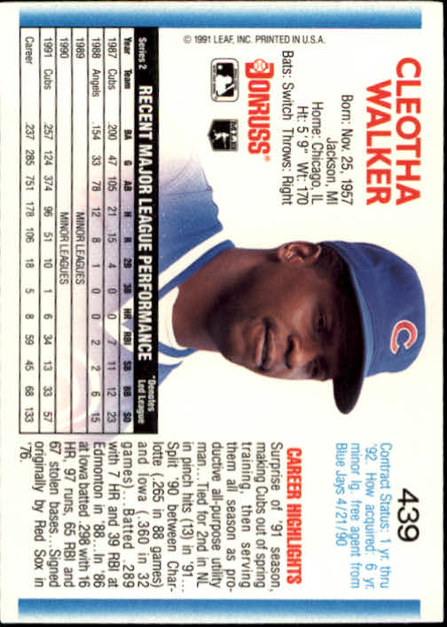 A9587- 1992 Donruss Baseball #s 251-500 +Rookies -You Pick- 15+ FREE US SHIP - Picture 373 of 493