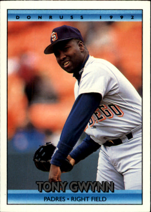 Tony Gwynn baseball card (San Diego Padres) 1992 Upper Deck