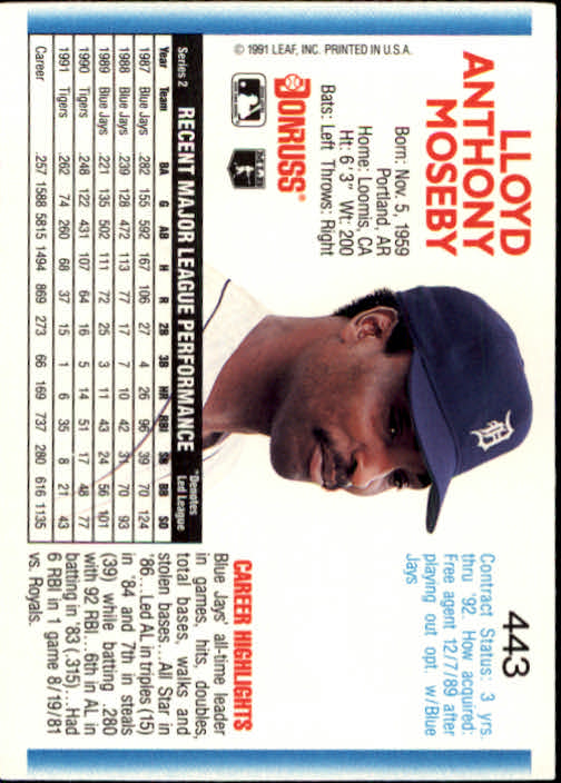 A9587- 1992 Donruss Baseball #s 251-500 +Rookies -You Pick- 15+ FREE US SHIP - Picture 381 of 493