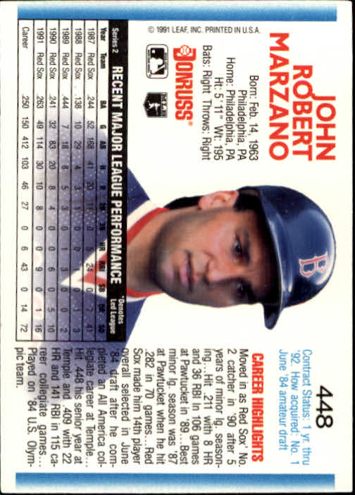A9587- 1992 Donruss Baseball #s 251-500 +Rookies -You Pick- 15+ FREE US SHIP - Picture 391 of 493