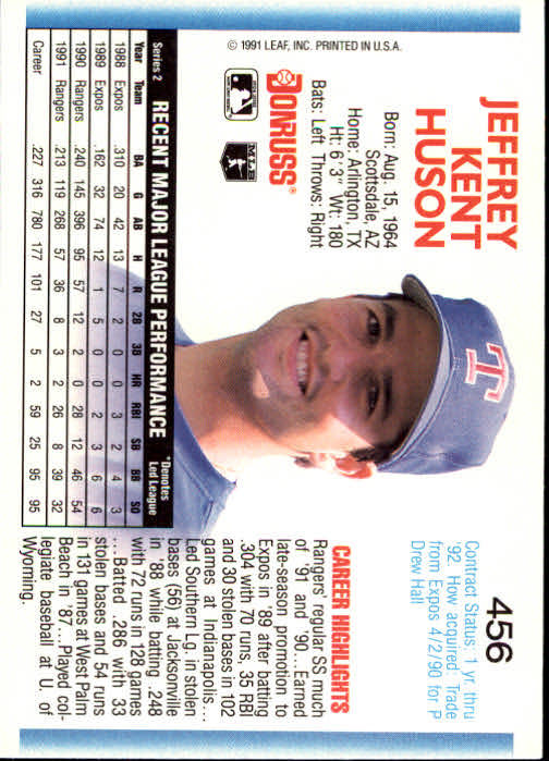 A9587- 1992 Donruss Baseball #s 251-500 +Rookies -You Pick- 15+ FREE US SHIP - Picture 407 of 493