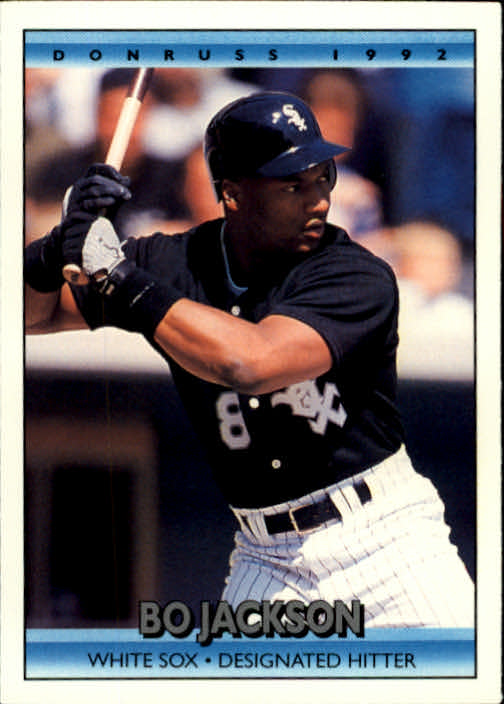 Bo Jackson baseball card (Chicago White Sox) 1992 Star