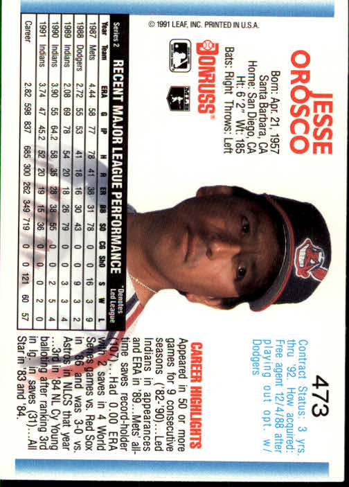 A9587- 1992 Donruss Baseball #s 251-500 +Rookies -You Pick- 15+ FREE US SHIP - Picture 439 of 493