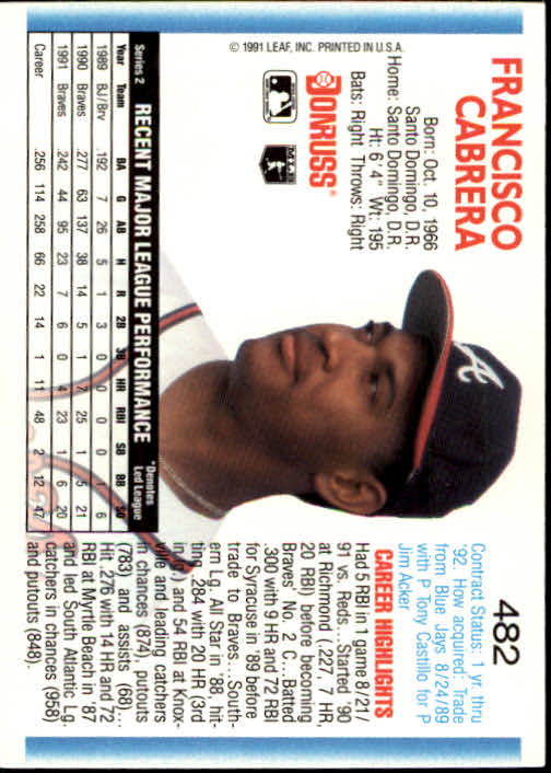 Sports Card Back