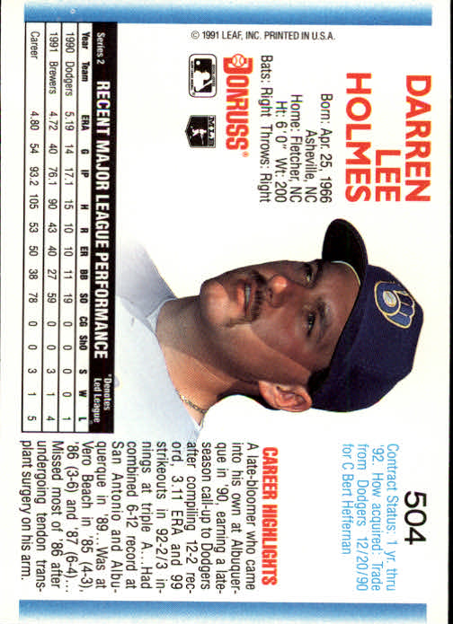 A9587- 1992 Donruss Baseball #S 501-750 + Rookies -du Pick- 15 + Gratis US - Bild 9 von 485