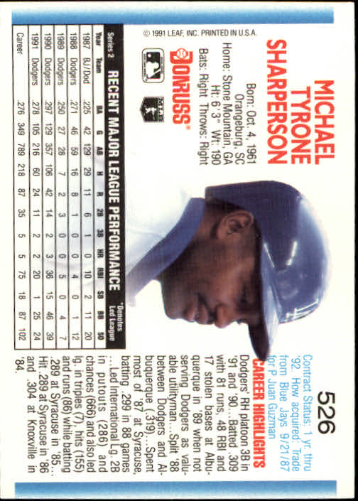A9587- 1992 Donruss Baseball #S 501-750 + Rookies -du Pick- 15 + Gratis US - Bild 51 von 485