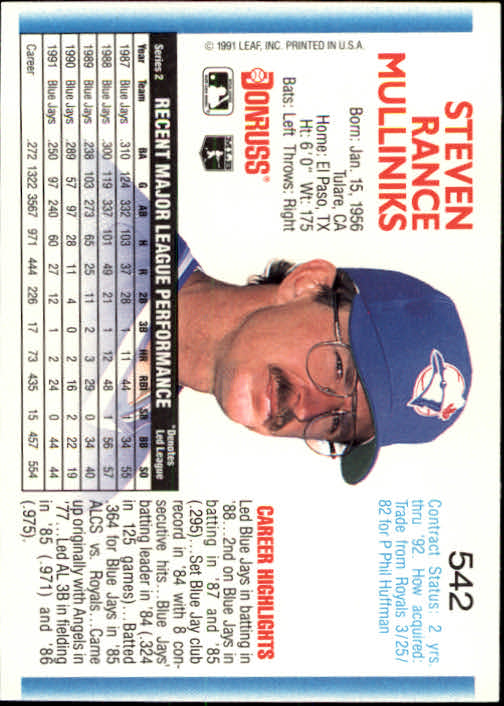 A9587- 1992 Donruss Baseball #S 501-750 + Rookies -du Pick- 15 + Gratis US - Bild 83 von 485