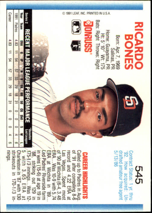 A9587- 1992 Donruss Baseball #S 501-750 + Rookies -du Pick- 15 + Gratis US - Bild 89 von 485