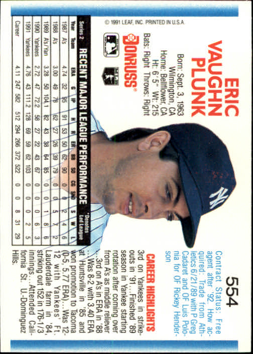 A9587- 1992 Donruss Baseball #S 501-750 + Rookies -du Pick- 15 + Gratis US - Bild 107 von 485