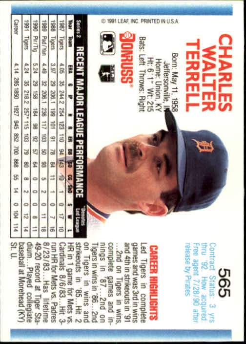 A9587- 1992 Donruss Baseball #S 501-750 + Rookies -du Pick- 15 + Gratis US - Bild 127 von 485