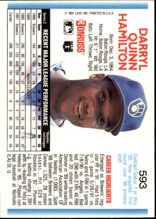 A9587- 1992 Donruss Baseball #S 501-750 + Rookies -du Pick- 15 + Gratis US - Bild 179 von 485