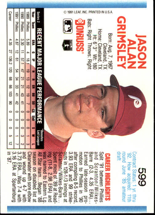 A9587- 1992 Donruss Baseball #S 501-750 + Rookies -du Pick- 15 + Gratis US - Bild 189 von 485