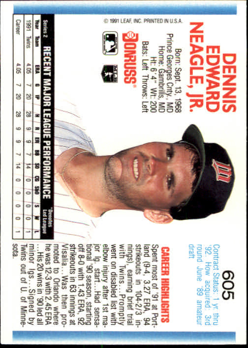 A9587- 1992 Donruss Baseball #S 501-750 + Rookies -du Pick- 15 + Gratis US - Bild 201 von 485