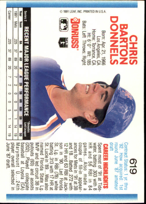 A9587- 1992 Donruss Baseball #S 501-750 + Rookies -du Pick- 15 + Gratis US - Bild 229 von 485
